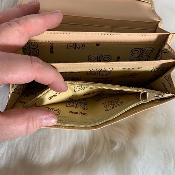 Dudu Pale Peach Leather Wallet - Picture 6 of 7